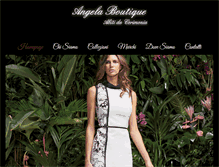 Tablet Screenshot of angelaboutique.com